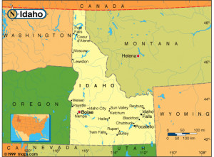 Washington State Elevation Map