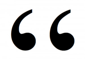 Inverted Double Commas Inverted double commas, which can represent ...