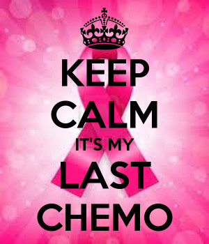 KEEP CALM IT'S MY LAST CHEMO