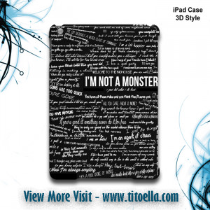 The Dark Knight Quotes iPad Case Back Cover for ipad Mini, iPad Air ...