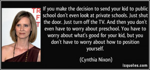 Quote Private and Public Schools