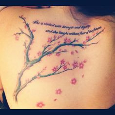 Ideas, Foot Tattoo Cherries Blossoms, Feet Tattoo, Cherry Blossom ...