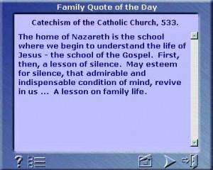 Catholic Family Quote of the Day v1.0
