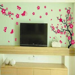removable-vinyl-wall-sticker-mural-decal-art-blossoms-cherry-tree ...