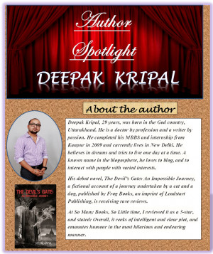 Author Spotlight and Interview: Deepak Kripal