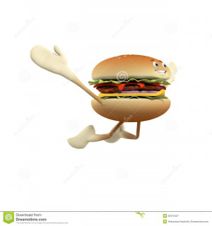 Funny Hamburger Dash Cook