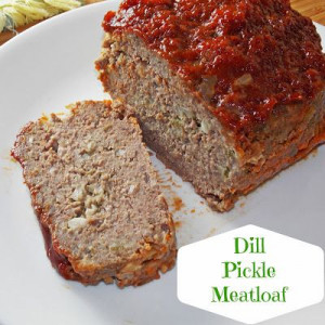 Dill Pickle Meatloaf #comfortfood Meatloaf Comfortfood, Meatloaf Holy ...