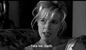 Kim Basinger #Waynes World #90's #Dana Carvey #take #car #gas #Black ...