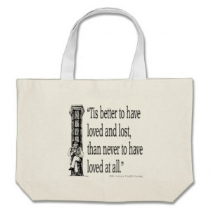 Old English Saying - Love - Quote Quotes Verses Canvas Bags