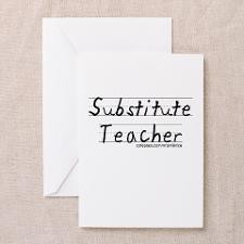 Substitute Teacher Greeting Cards (Pk of 10) for