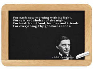 Blackboard Quotations: Ralph Waldo Emerson... on Gratitude