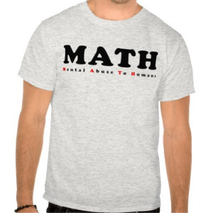 Funny Math T-shirts & Shirts