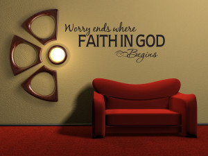 ... -WHERE-FAITH-IN-GOD-Vinyl-Wall-Quote-Decal-Inspirational-Bible-Word