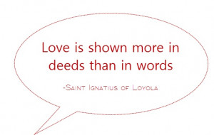 Iggy says- Quotes by St. Ignatius of Loyola.