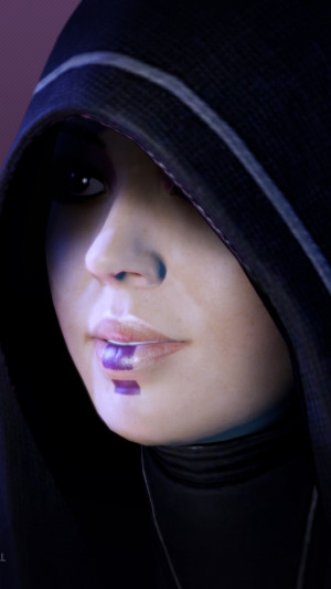 Mass_effect_kasumi_goto_hood_face_female_quote_look_character_ _ X HD ...