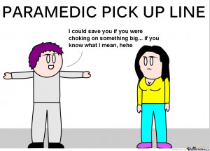 Sparky Doodles: Paramedic Pick Up Line