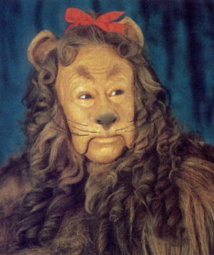 Wizard of OZ cowardly lion