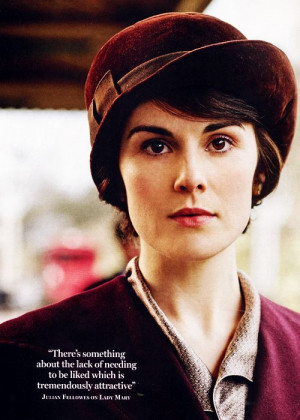 Julian Fellowes on Lady Mary - Downton Abbey hats and costumes