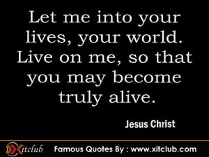 Thread: 15 Most Famous Quotes By Jesus Christ