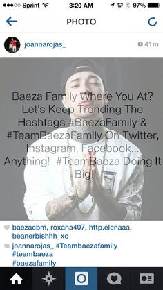 HashTag It Every Where!! Please Baeza Fans/CakeBoss Mafia # ...