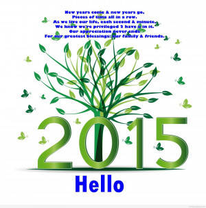 Hello 2015 please be awesome to us Hello 2015 please be awesome to us