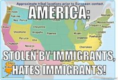 We were immigrants.. And now we hate immigrants. More