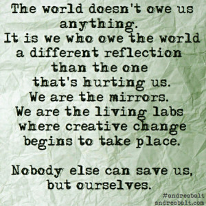 save the world quote 2