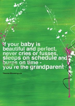 If your baby is beautiful and perfect, never cries or fusses, sleeps ...