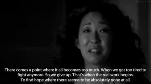 Grey's Anatomy Quotes ('cause you want them)