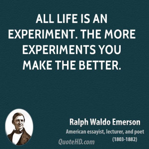 Ralph Waldo Emerson Life Quotes
