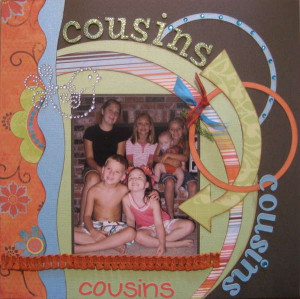 Cousins #scrapbook#layout // or could be “Siblings”…“Brothers ...