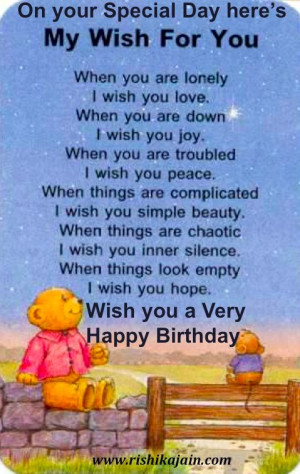 Special Happy Birthday Wishes, Happy Birthday Quotes, Greetings ...