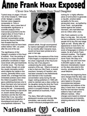 SNIPPITS AND SNAPPITS: THE ANNE FRANK DIARY FRAUD