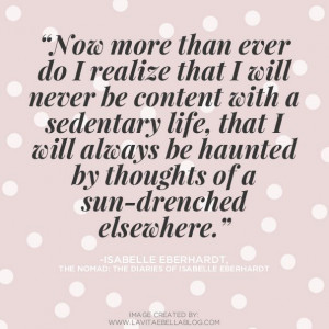 Dreaming of a sun-drenched elsewhere...