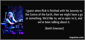 when Rick is finished with his Journey to the Centre of the Earth ...