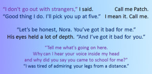 Hush, Hush - Patch and Nora by bookworm16016