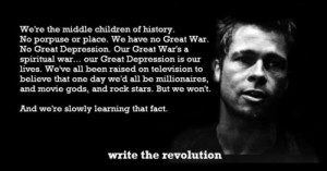 ... Palahniuk David Fincher Fight Club brad pitt quote quotes philosophy