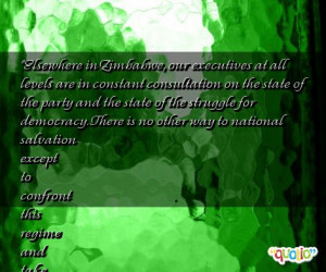 Elsewhere in Zimbabwe, our executives at all