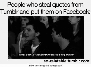 People who steal quotes