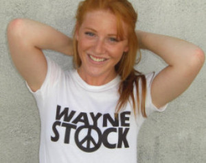 Waynestock White T-Shirt Wayne' s World Wayne Stock New ...