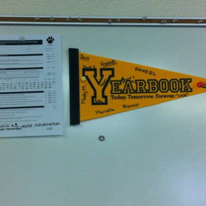 Yearbook Cheer! Don't forget to deck your yearbook walls with ...
