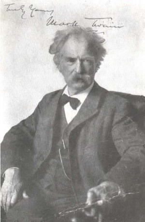 Mark Twain Postcard