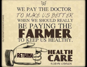 TRUTH! #health #farmer #doctor #healthcare #truth #quotes #healthy # ...