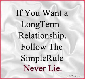 Relationship Quotes-Thoughts-Long Term Relationship-Simple Rule-Never ...