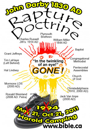 See: The Origin of Rapture Doctrine in 1830 AD(Inventor: John Darby )