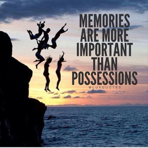 Memories can last a lifetime