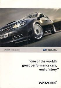 ... & Accessories > Car Manuals & Literature > Subaru > Subaru Brochures