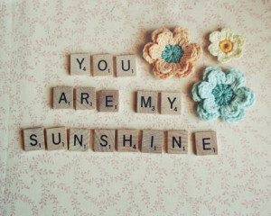 knitting, letters, pastel, quote, scrabble, sunshine