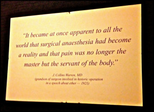 Pain was no longer the master but the servant of the body.” – John ...