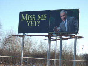 Miss Me Yet? Bush Billboard Looms Over Highway (PHOTO)